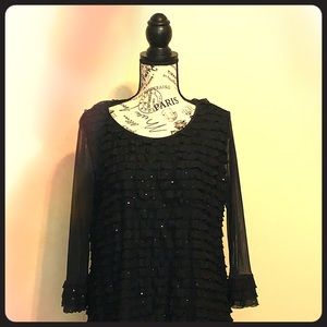 Cato blouse black size XL